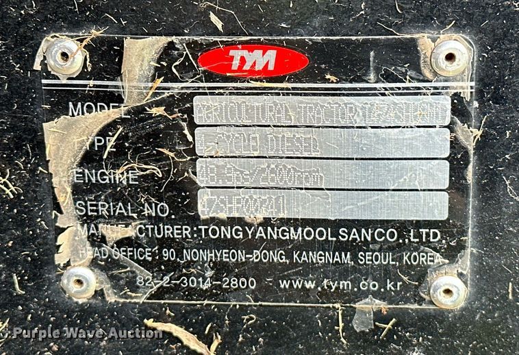 image for item NQ9382 2021 TYM  HST T474 MFWD tractor