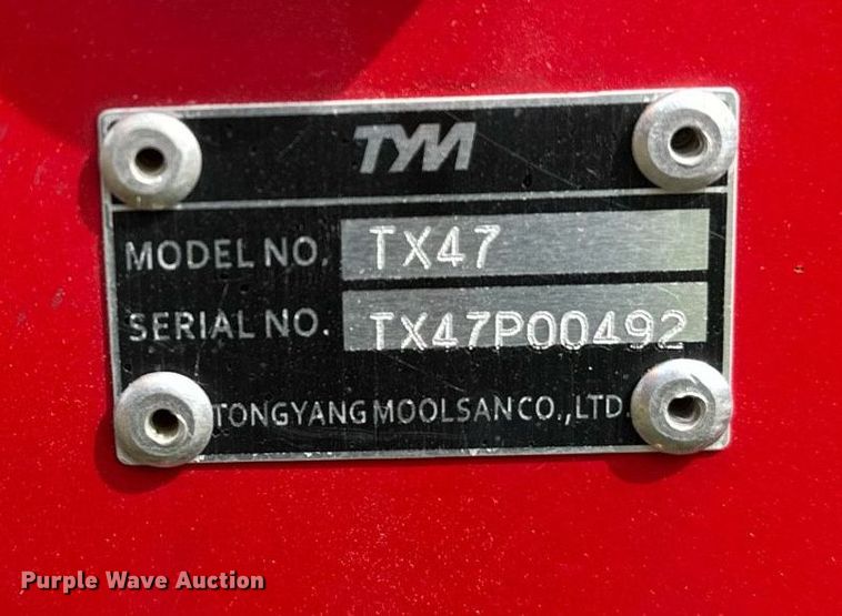 image for item NQ9382 2021 TYM  HST T474 MFWD tractor