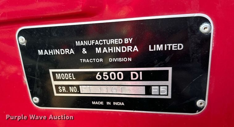 image for item NQ9383 Mahindra  6500 DI tractor