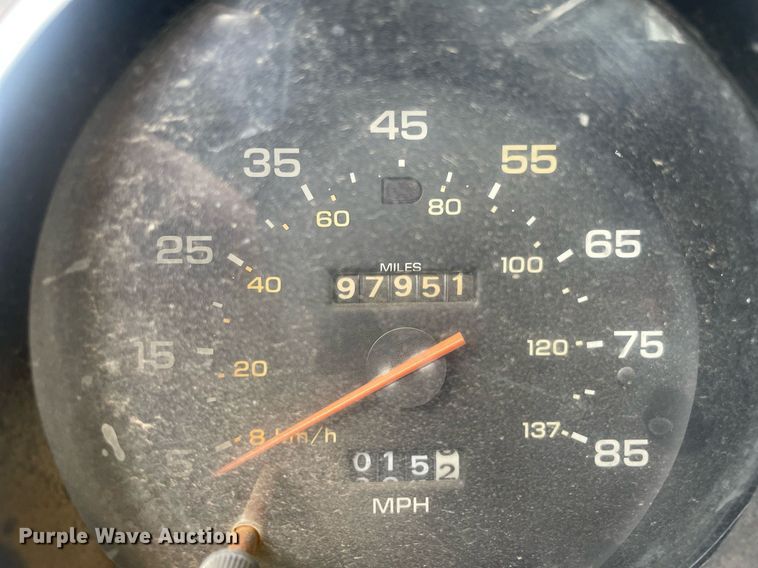 image for item NX9848 1985 Dodge Ram 3500  flatbed pickup truck