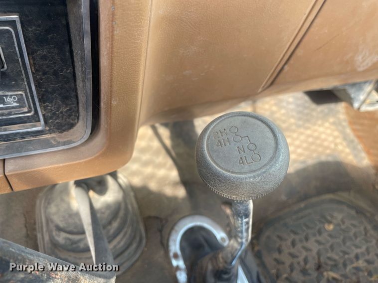 image for item NX9848 1985 Dodge Ram 3500  flatbed pickup truck