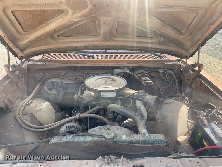 image for item NX9848 1985 Dodge Ram 3500  flatbed pickup truck