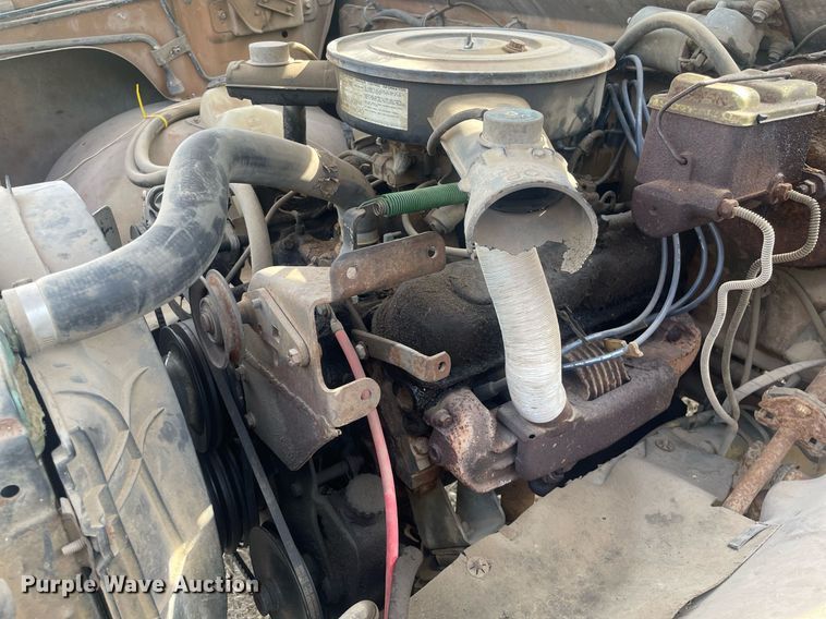 image for item NX9848 1985 Dodge Ram 3500  flatbed pickup truck