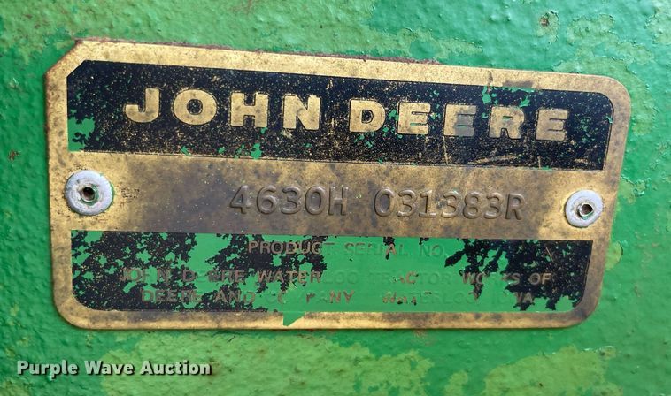 image for item NY9826 1975 John Deere 4630  tractor