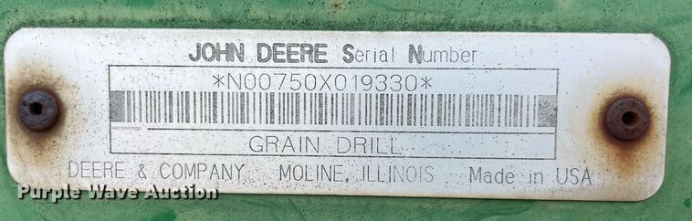 image for item NY9829 John Deere 750  grain drill