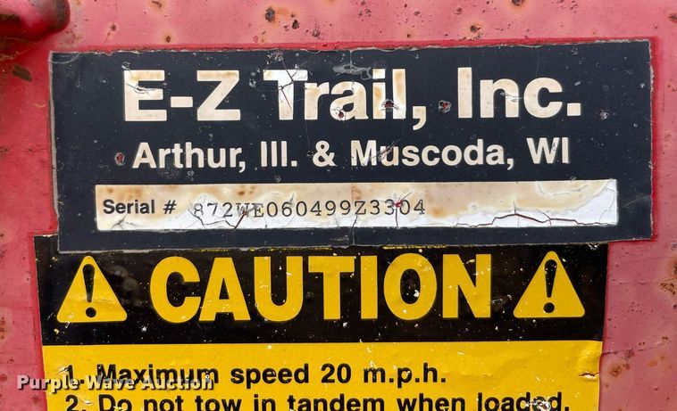 image for item NY9832 E-Z Trail  gravity wagon