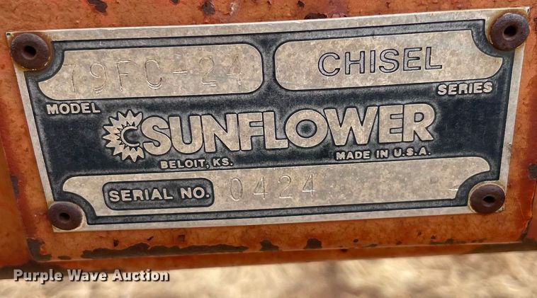 image for item NY9836 Sunflower 79FC-24  chisel
