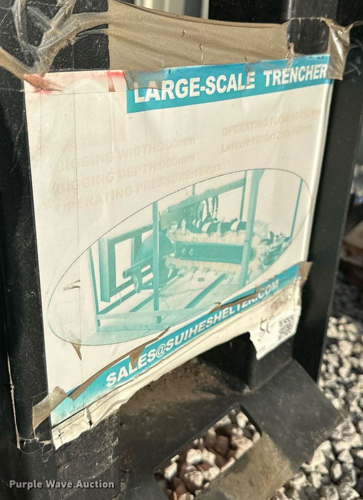 image for item OF9044 Suihe  skid steer trencher