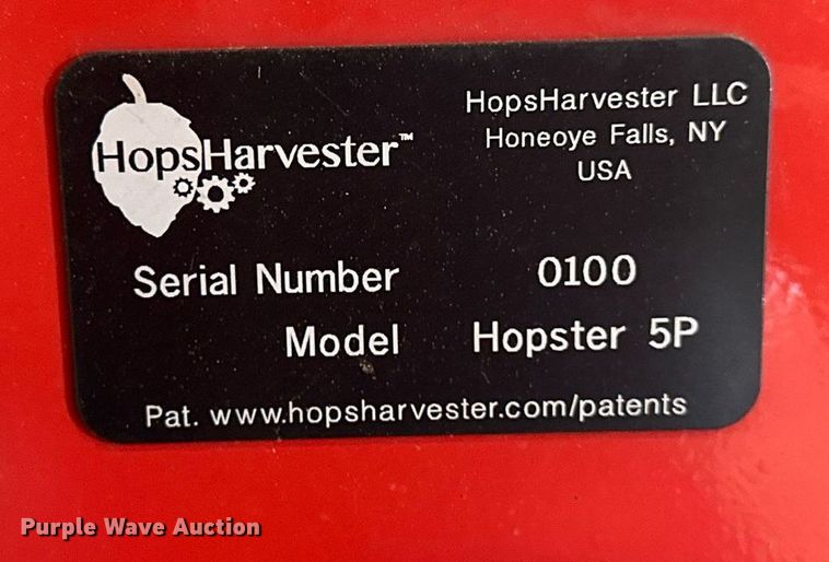 image for item OF9047 2018 HopHarvester Hopster 5P  harvester