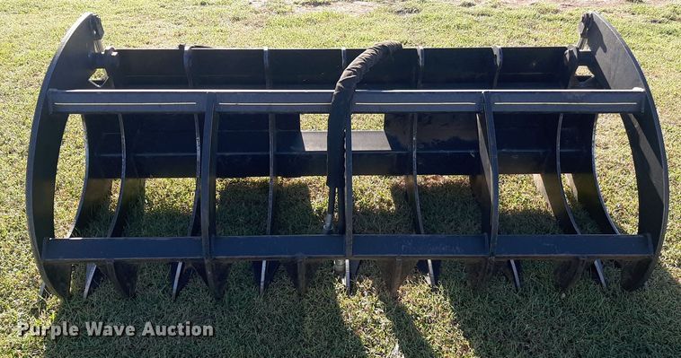 image for item OF9447 M&M Hydra Rake  skid steer grapple bucket