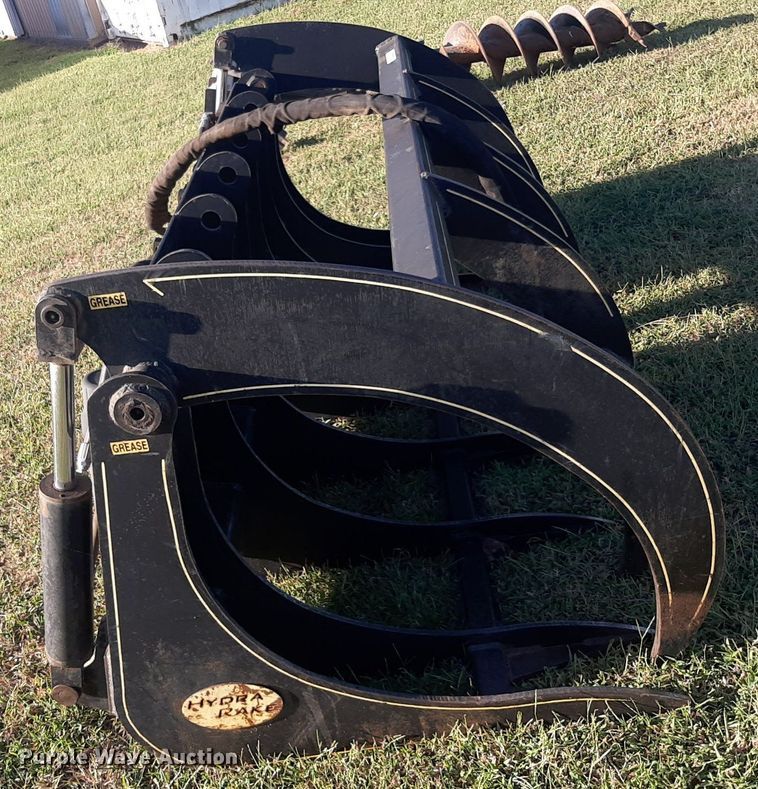 image for item OF9447 M&M Hydra Rake  skid steer grapple bucket