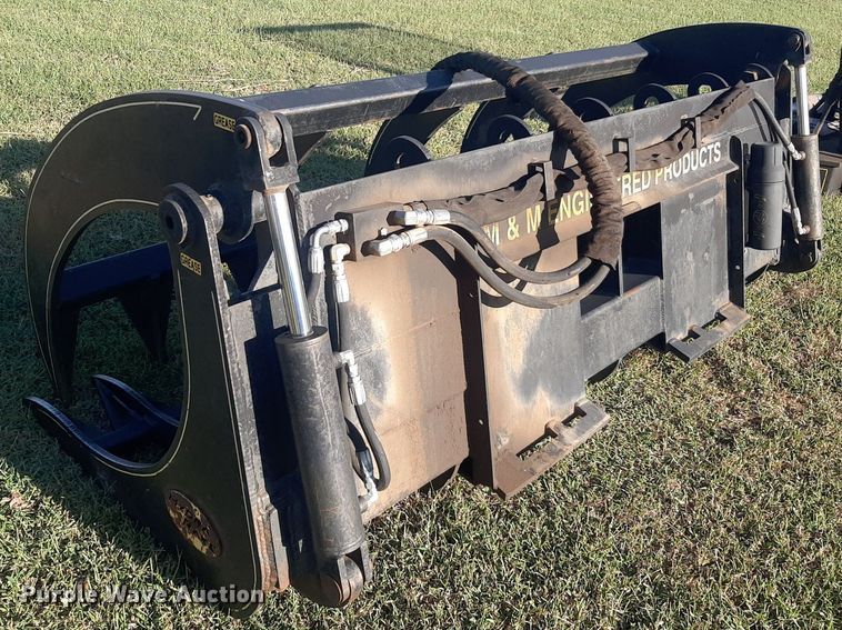 image for item OF9447 M&M Hydra Rake  skid steer grapple bucket