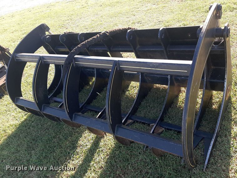 image for item OF9447 M&M Hydra Rake  skid steer grapple bucket