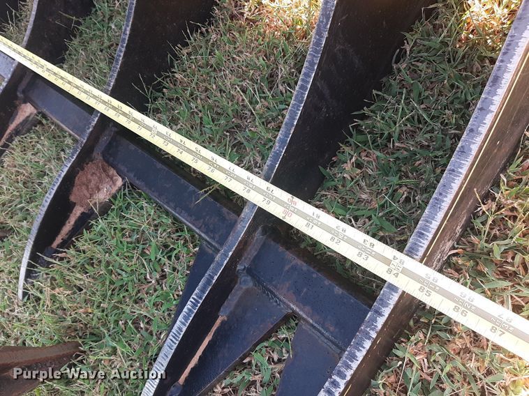 image for item OF9447 M&M Hydra Rake  skid steer grapple bucket