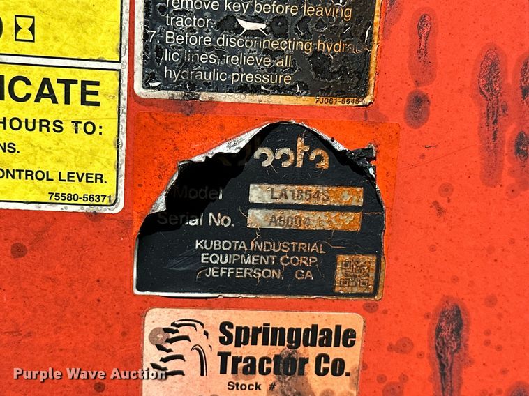 image for item OG9298 Kubota M5-111D  MFWD tractor