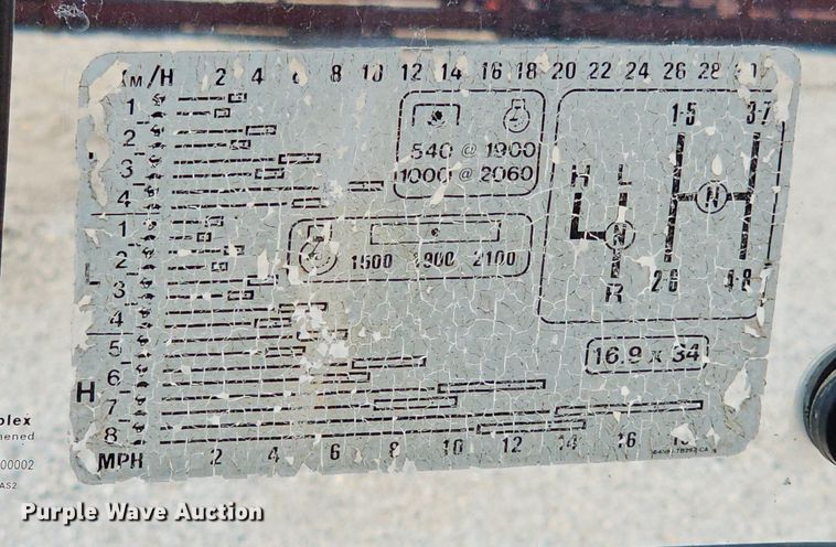 image for item OG9485 1988 Ford 7810  MFWD tractor