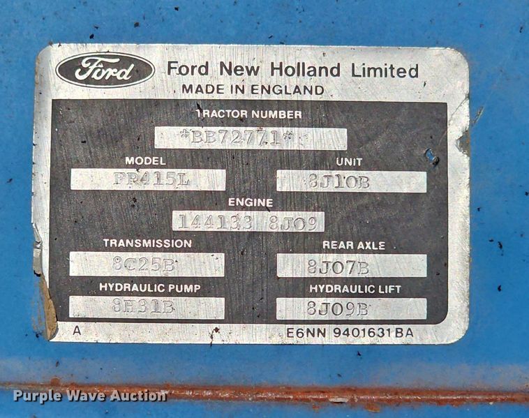 image for item OG9485 1988 Ford 7810  MFWD tractor