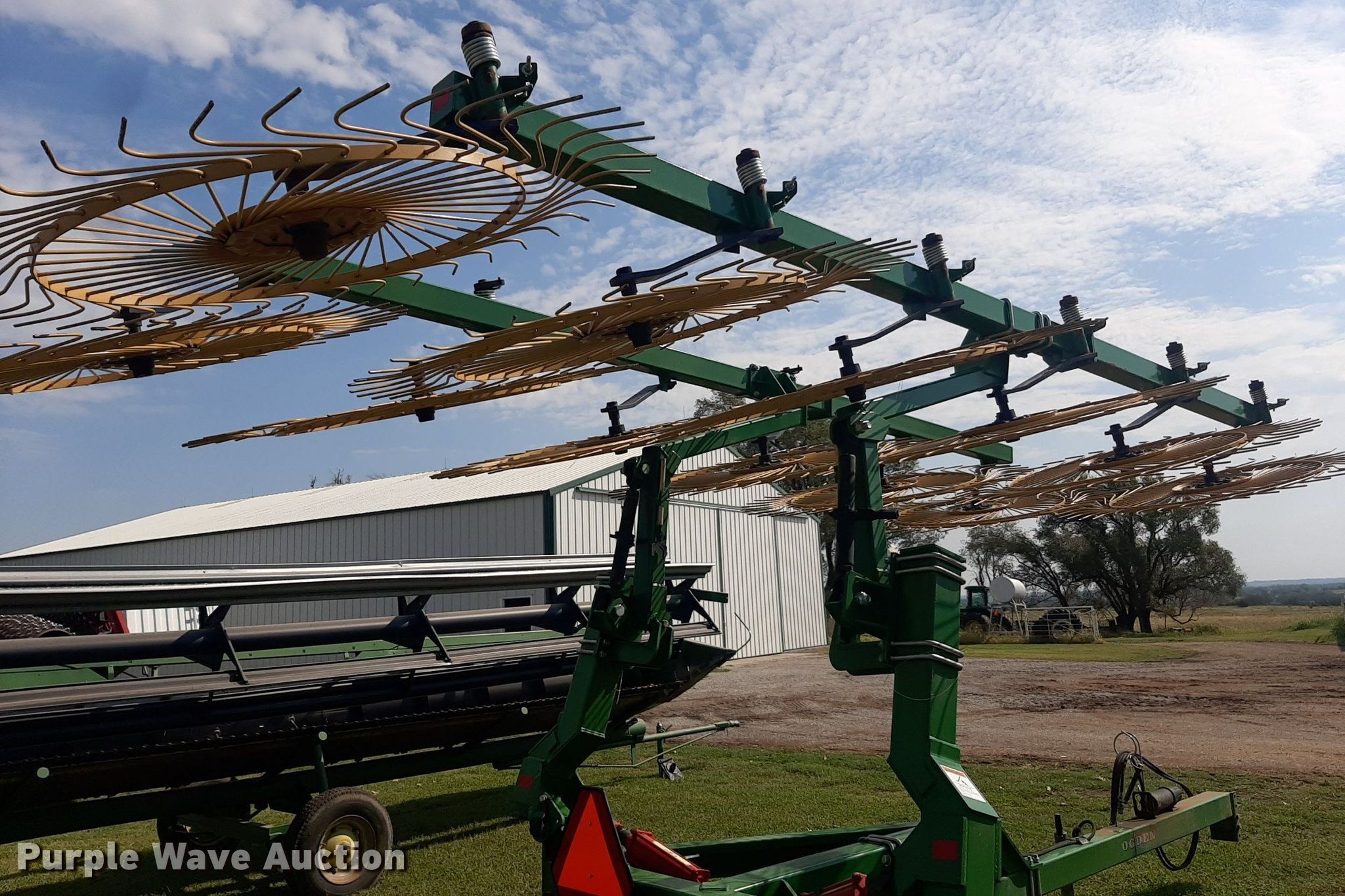 Ogden Hybrid Hay Runner hay rake in Ponca City, OK Item EB9777 sold