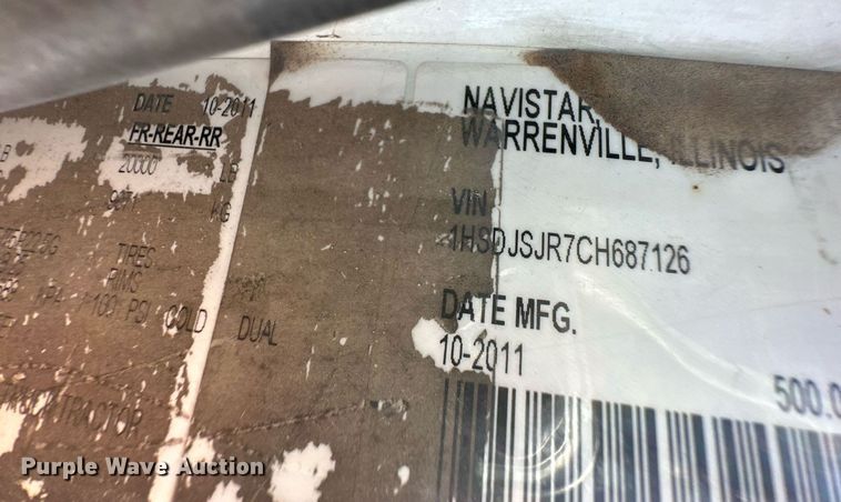 image for item DH1815 2012 International ProStar Plus  semi truck