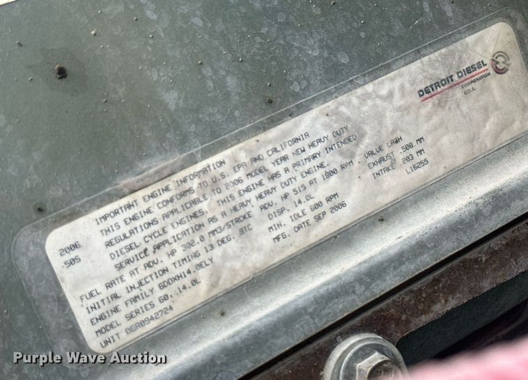 image for item DH1836 2007 Sterling AT9500  semi truck