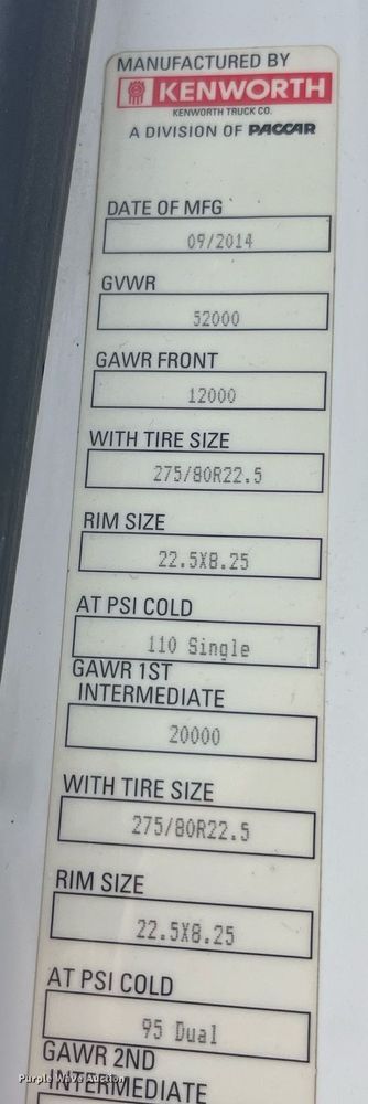 image for item DP2099 2015 Kenworth T880  semi truck