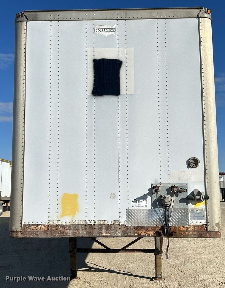 image for item DQ0965 1998 Wabash  dry van trailer