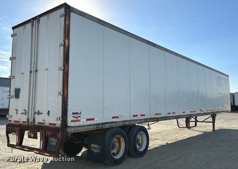 image for item DQ0965 1998 Wabash  dry van trailer