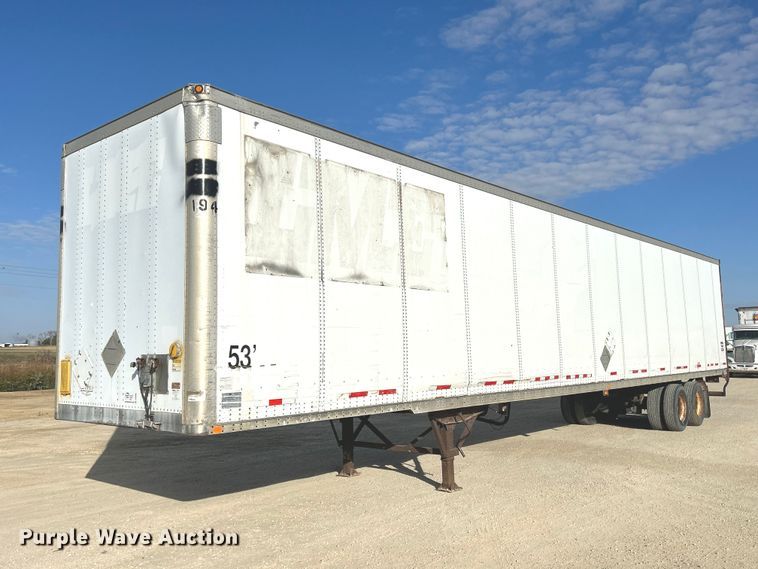 image for item DQ0966 2000 Wabash  dry van trailer