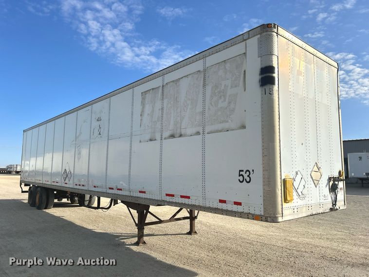 image for item DQ0966 2000 Wabash  dry van trailer