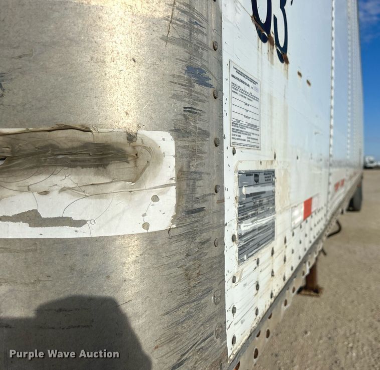 image for item DQ0966 2000 Wabash  dry van trailer
