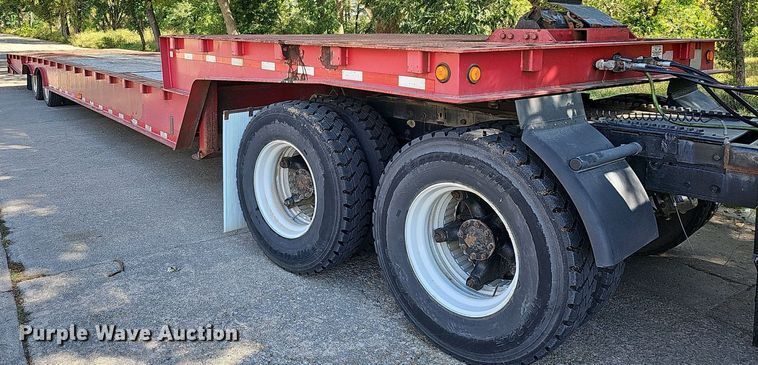 image for item DQ1186 2000 Dakota Manufacturing DHT9048  drop deck equipment trailer