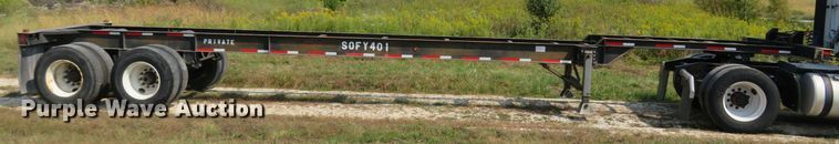 image for item FB9860 2015 Southern Frac  container trailer