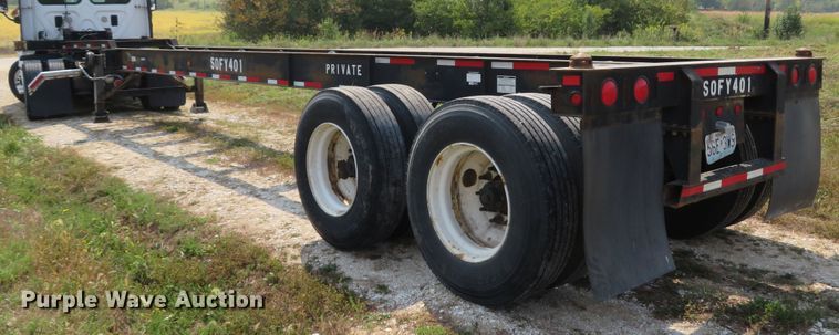 image for item FB9860 2015 Southern Frac  container trailer