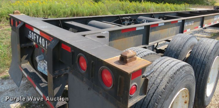 image for item FB9860 2015 Southern Frac  container trailer