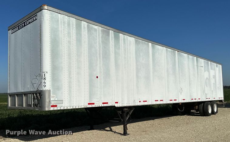 image for item HN9990 1996 Monn  dry van trailer