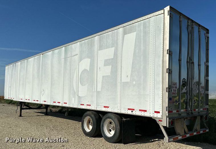 image for item HN9990 1996 Monn  dry van trailer