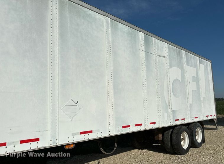 image for item HN9990 1996 Monn  dry van trailer