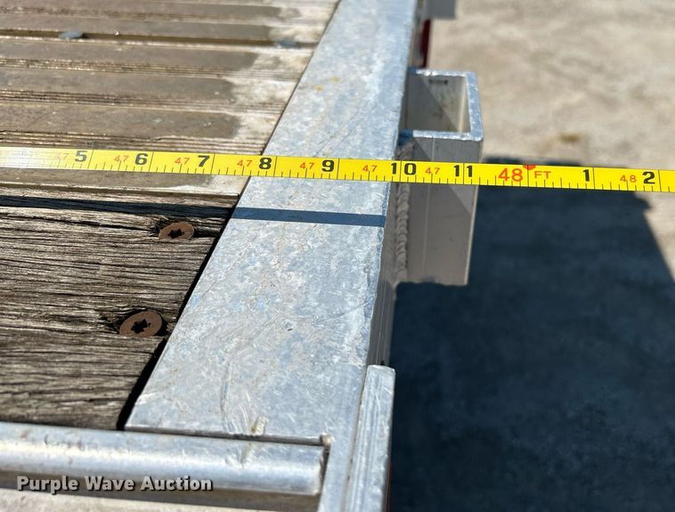 image for item KH9523 2012 Doonan 4820BLKTTIKB  flatbed trailer