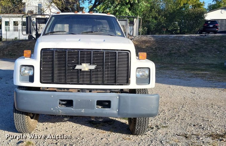 image for item MI9792 1990 Chevrolet Kodiak  dump flatbed truck