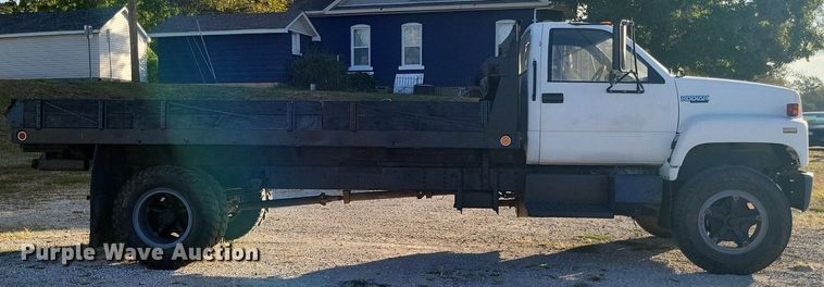 image for item MI9792 1990 Chevrolet Kodiak  dump flatbed truck