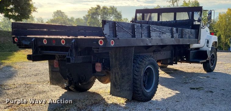 image for item MI9792 1990 Chevrolet Kodiak  dump flatbed truck