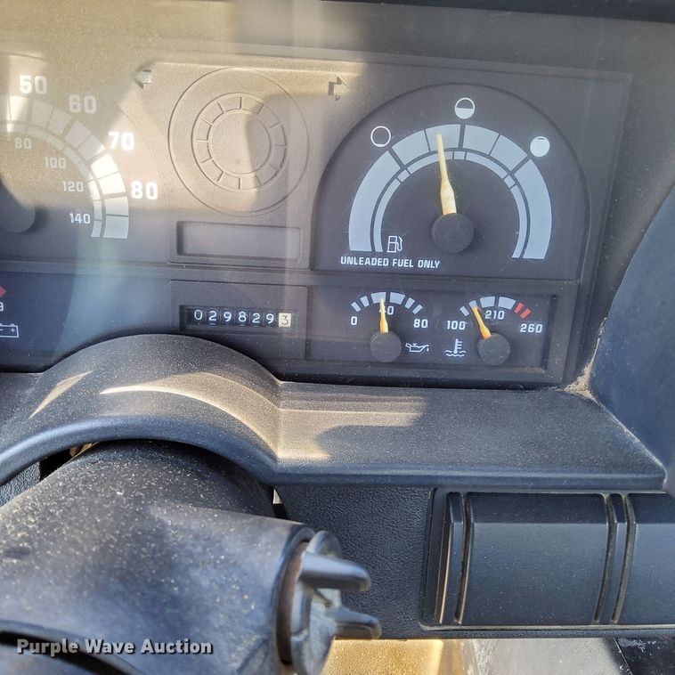 image for item MI9792 1990 Chevrolet Kodiak  dump flatbed truck