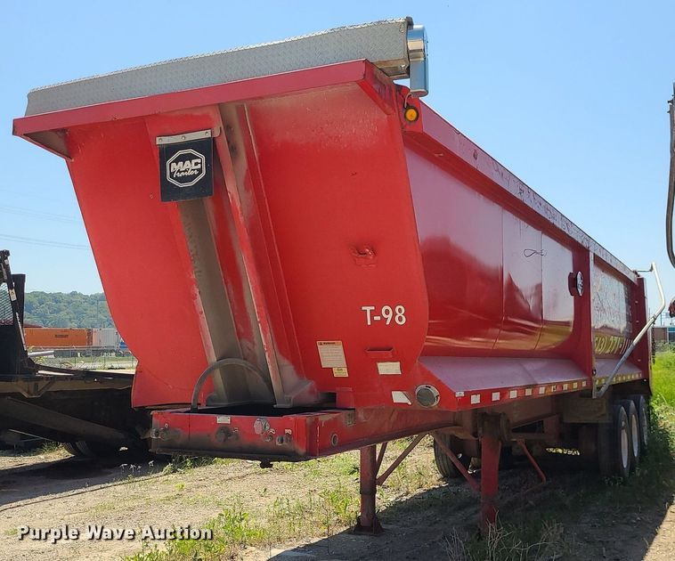 image for item MO9903 2012 MAC  end dump trailer