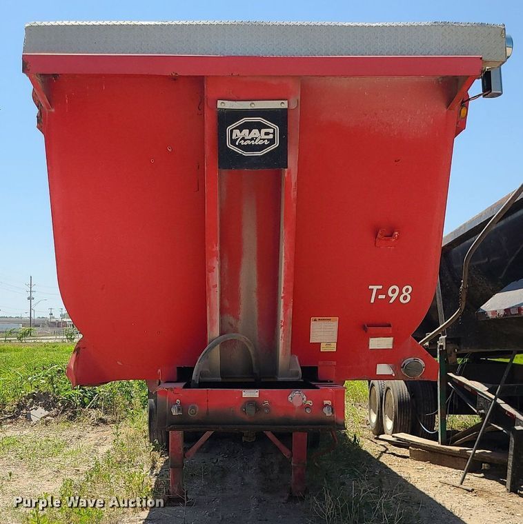 image for item MO9903 2012 MAC  end dump trailer