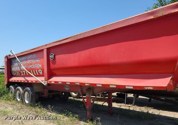 image for item MO9903 2012 MAC  end dump trailer