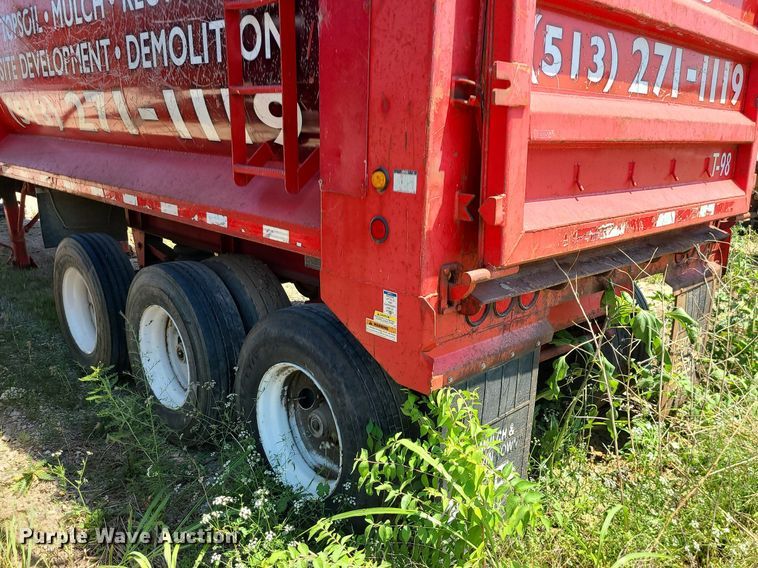image for item MO9903 2012 MAC  end dump trailer