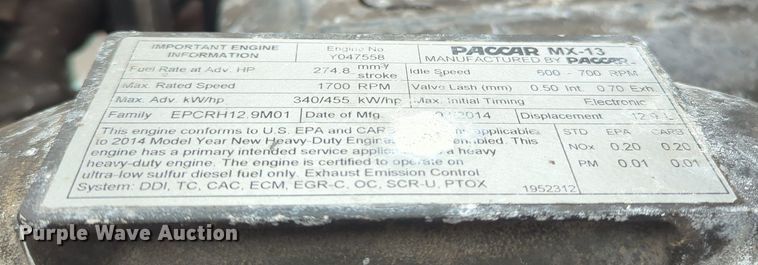 image for item MX9444 2015 Kenworth T880  semi truck