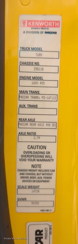 image for item MX9528 2019 Kenworth T680  semi truck