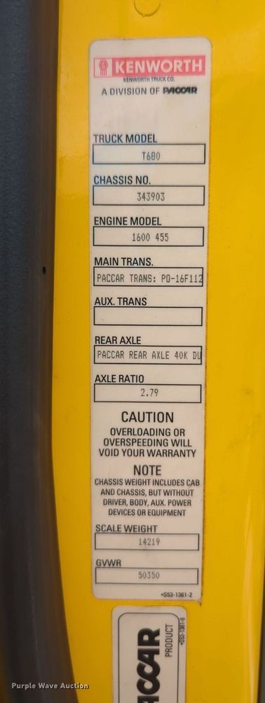 image for item MX9530 2020 Kenworth T680  semi truck