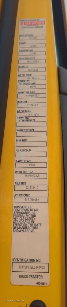 image for item MX9530 2020 Kenworth T680  semi truck